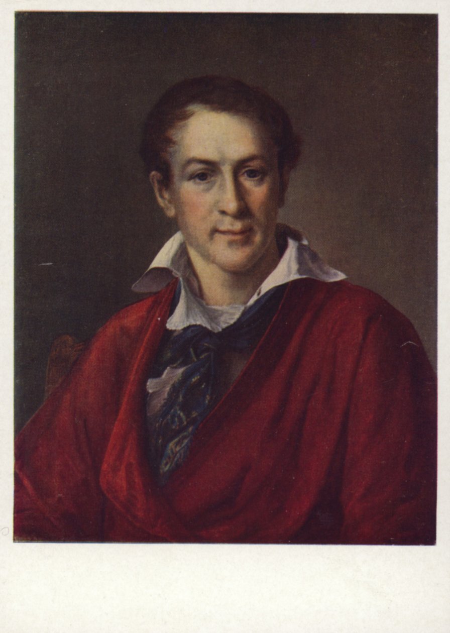 Ritratto di Krasheninnikov, 1824 da Vasili Andreevich Tropinin