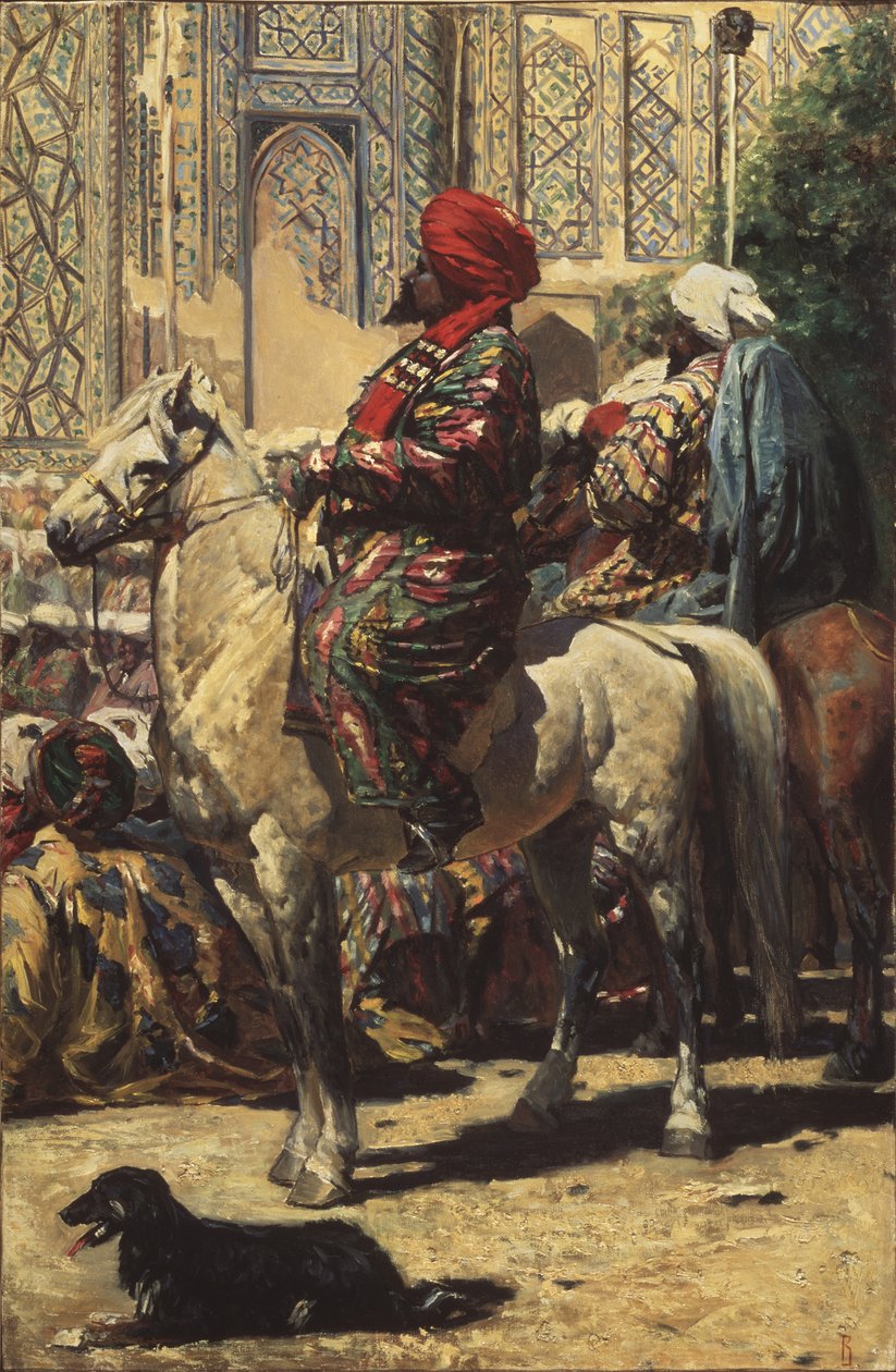 Un cavaliere a Samarcanda, 1872 da Vasili Vasilievich Vereshchagin