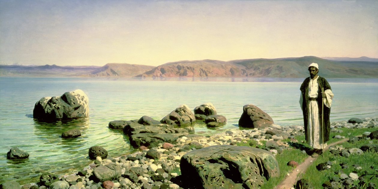 Al Mare di Galilea, 1888 da Vasilij Dmitrievich Polenov