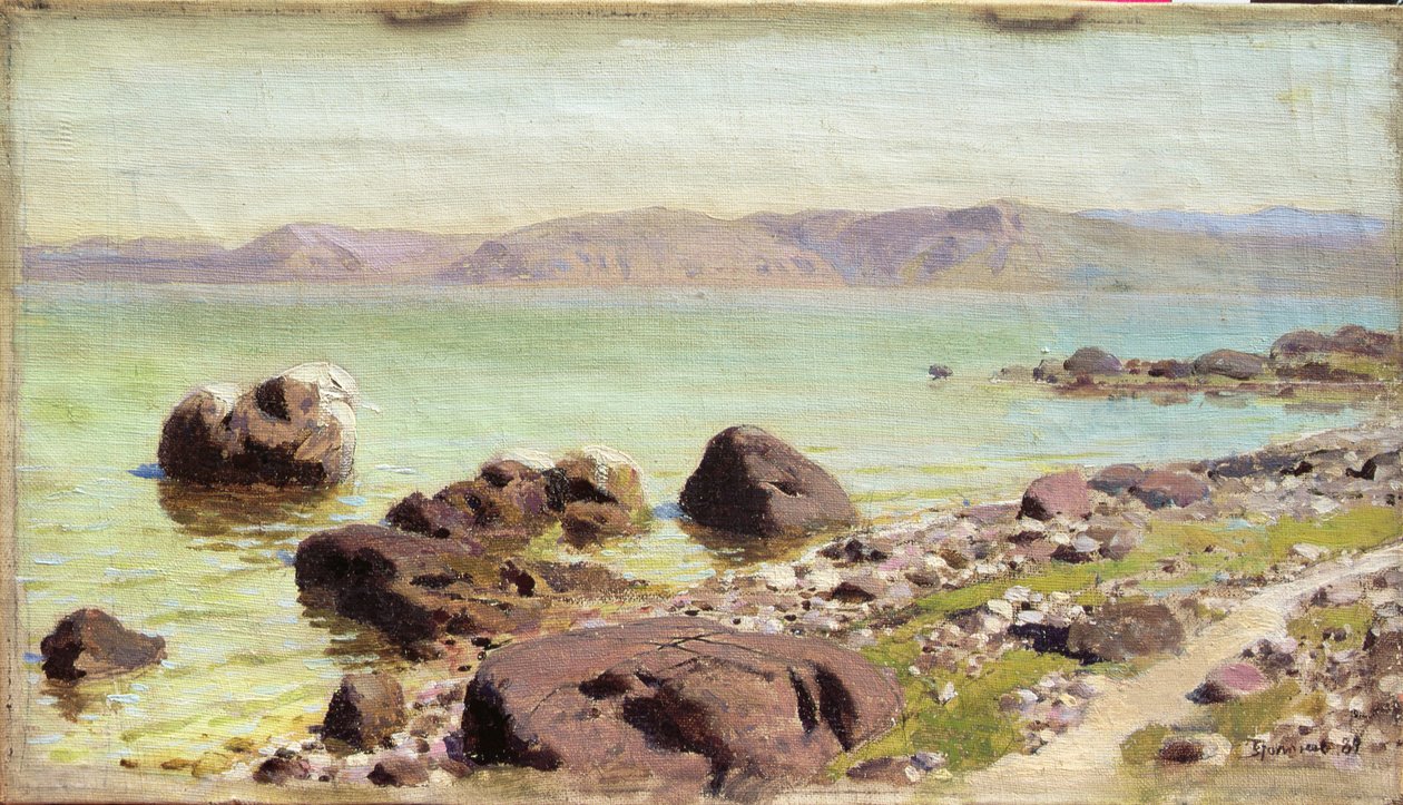 Costa rocciosa, 1889 da Vasilij Dmitrievich Polenov