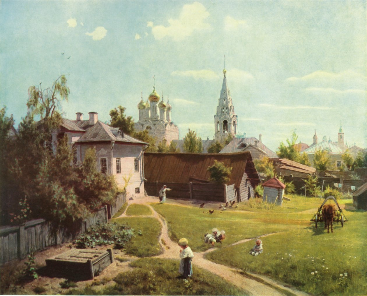 Cortile di Mosca da Vasilij Dmitrievic Polenov