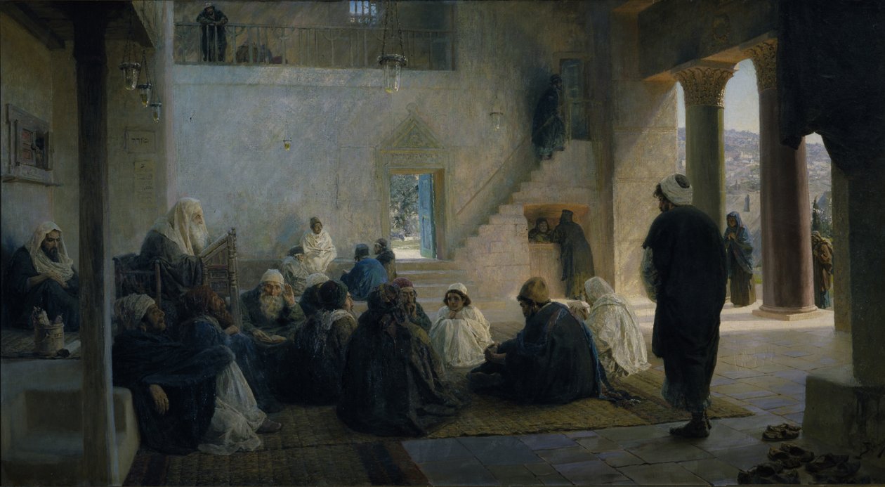 Cristo tra i dottori, 1896 da Vasilij Dmitrievich Polenov