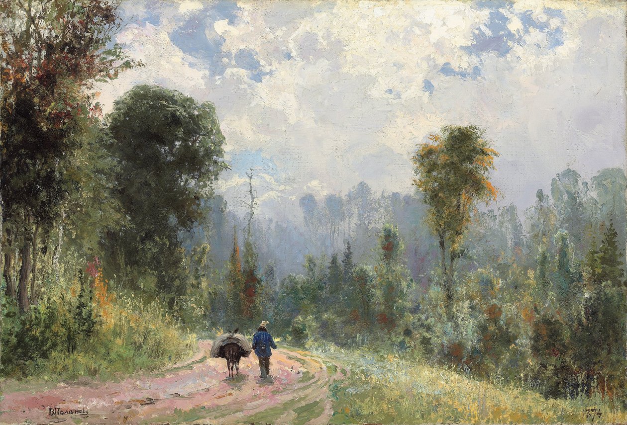 Sentiero nella foresta, 1874 da Vasilij Dmitrievich Polenov