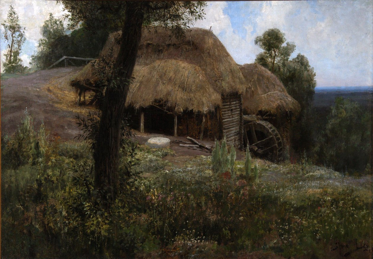 Vecchio mulino da Vasilij Dmitrievich Polenov