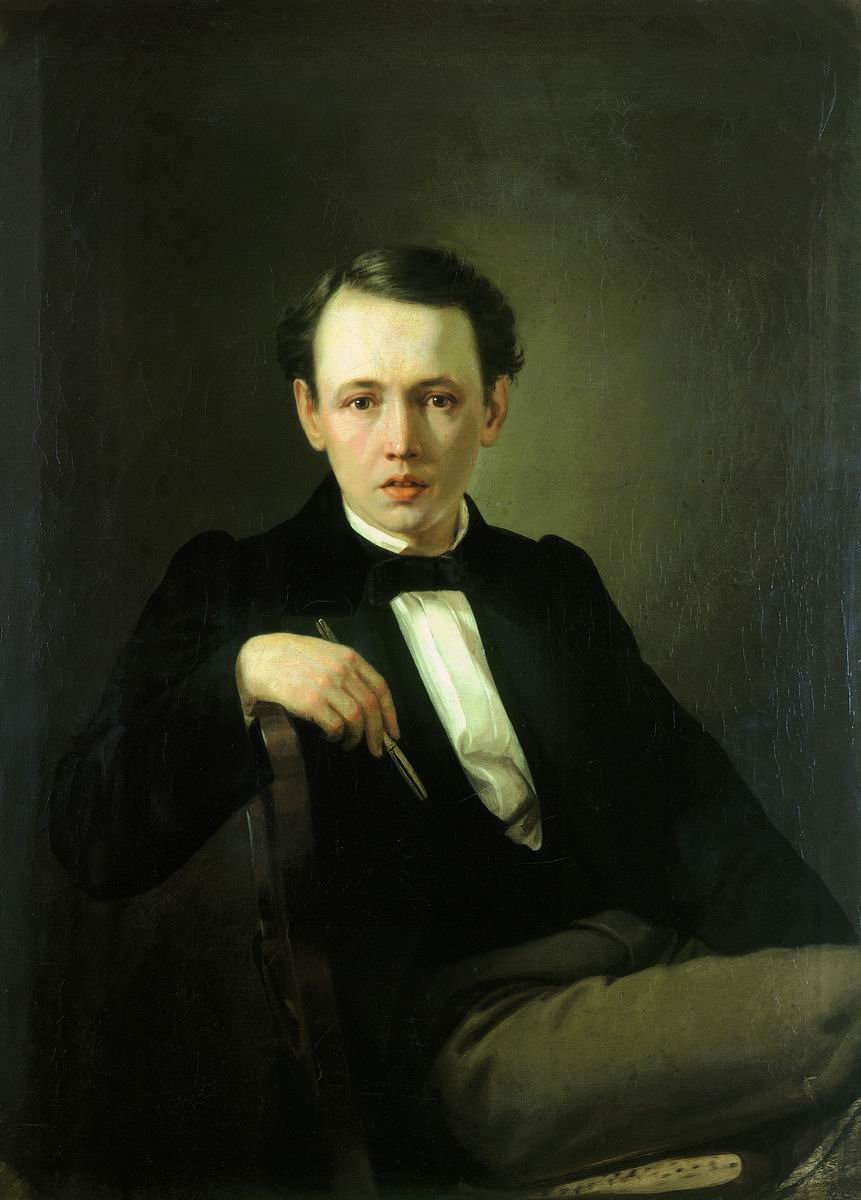 Autoritratto da Vasili Grigorevich Perov
