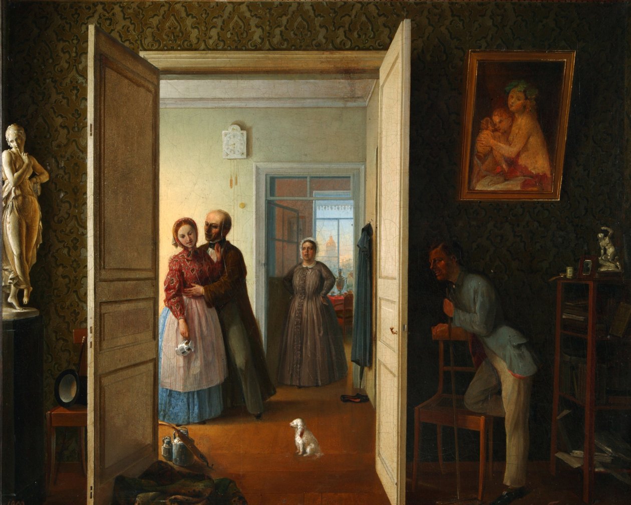Appuntamento fallito, 1869 da Vasily Nikiforovich Bovin