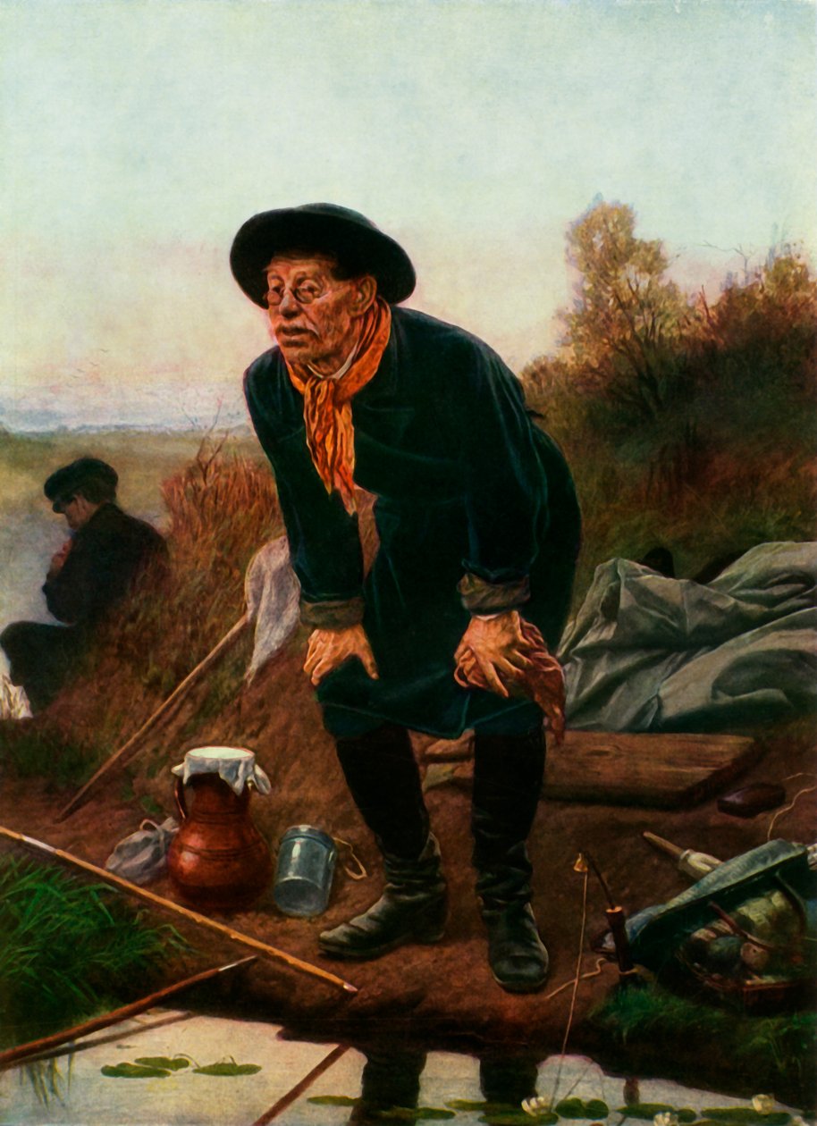 Il pescatore da Vasily Perov