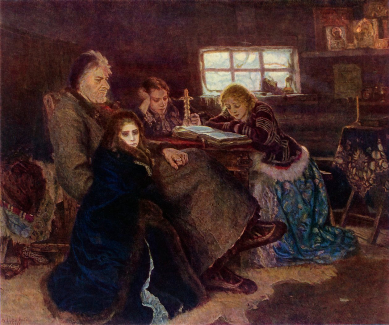 Menshikov a Berezovo, 1883, 1965 da Vasily Surikov