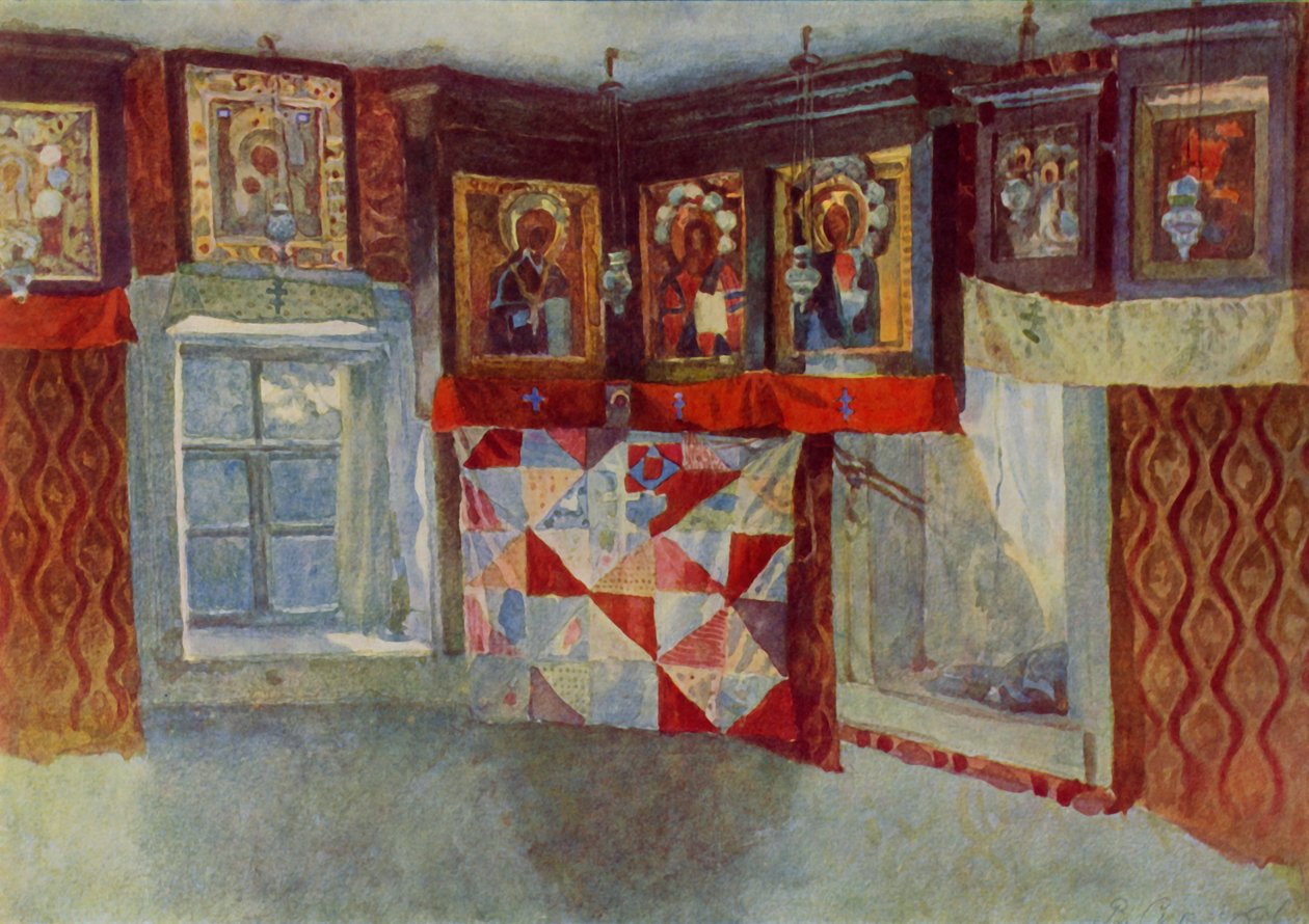 La cappella del villaggio da Vasily Surikov