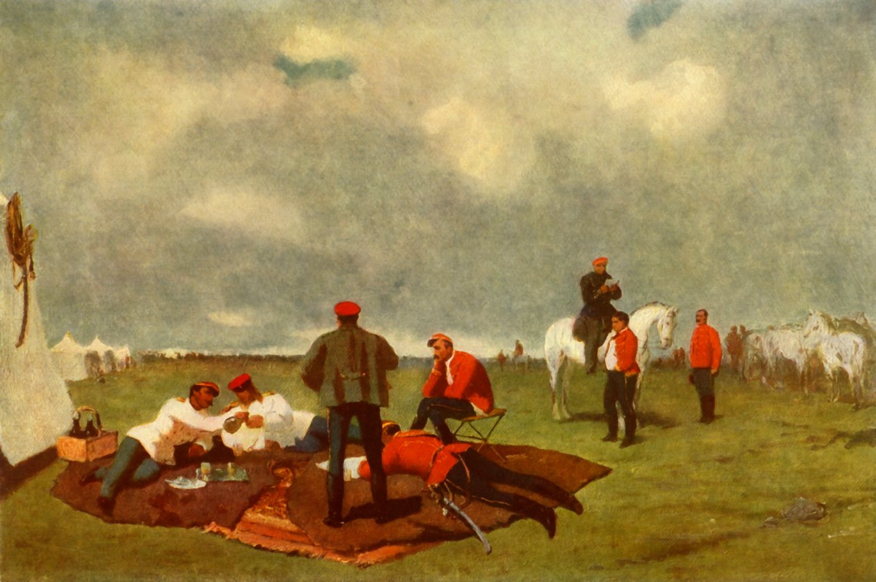 Un Campo Militare da Vasily Vereshchagin