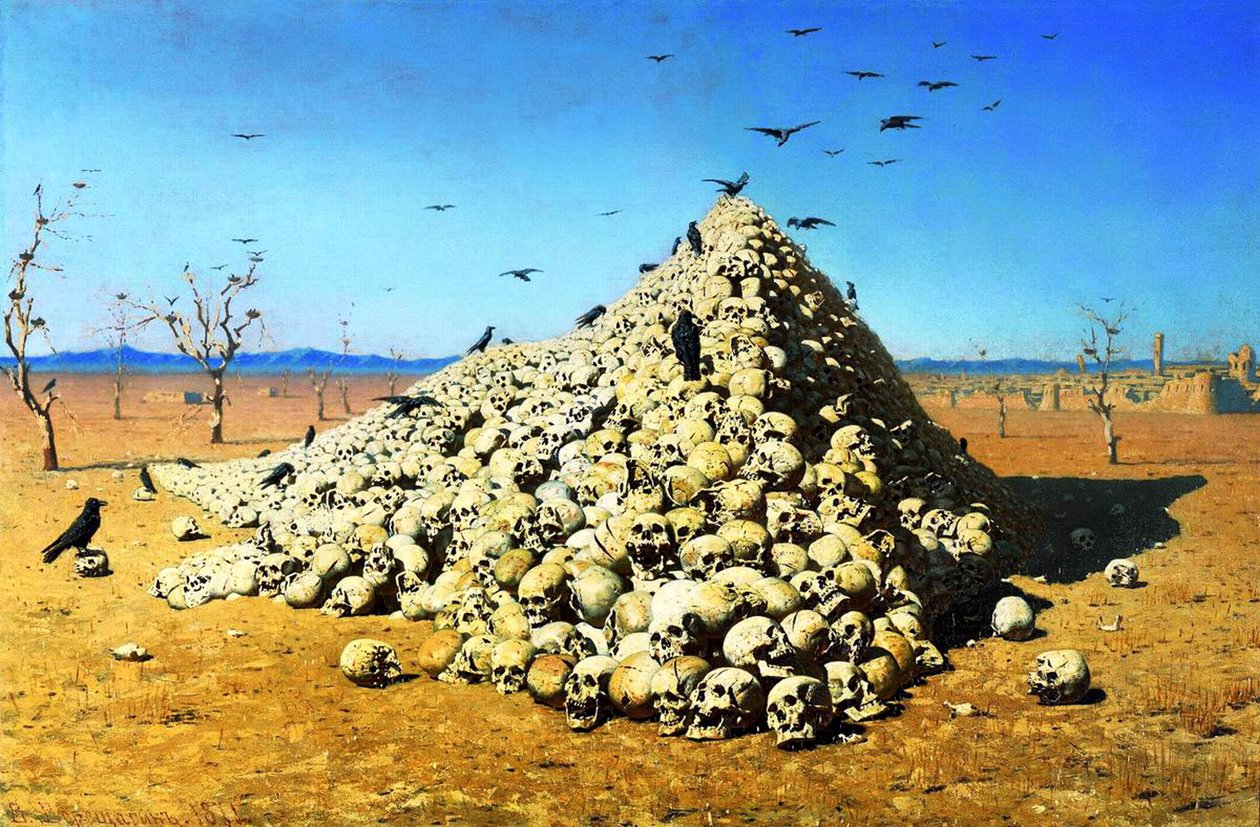 Apoteosi della guerra, 1871 da Vasily Vereshchagin
