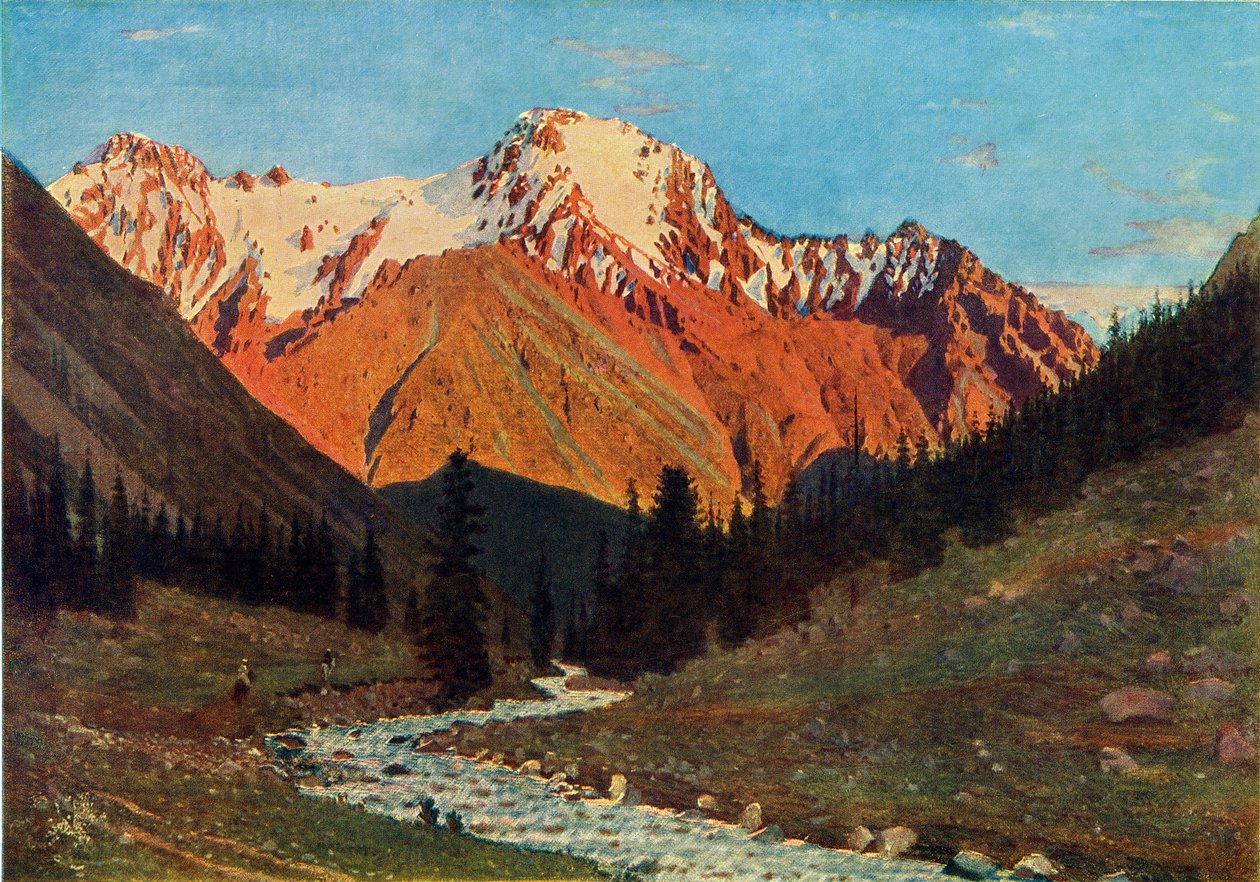 Paesaggio montano, fine XIX secolo, 1965 da Vasily Vereshchagin