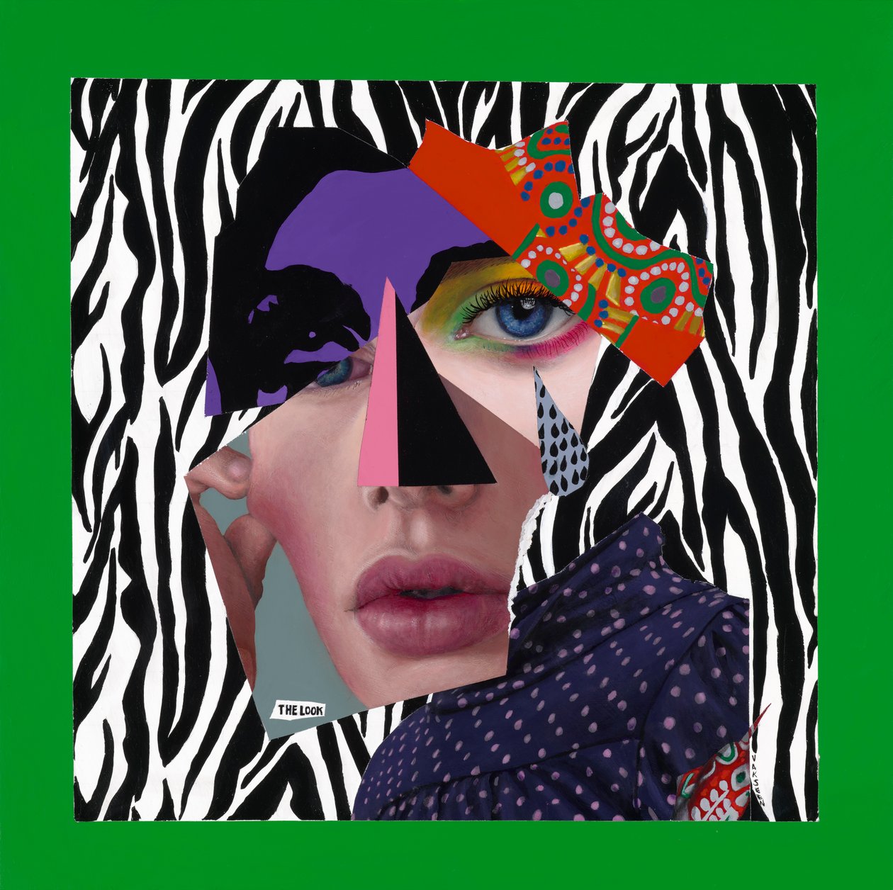 La bella lotta, 2019 (acrilico su legno) da Vaskeen Vaskeen