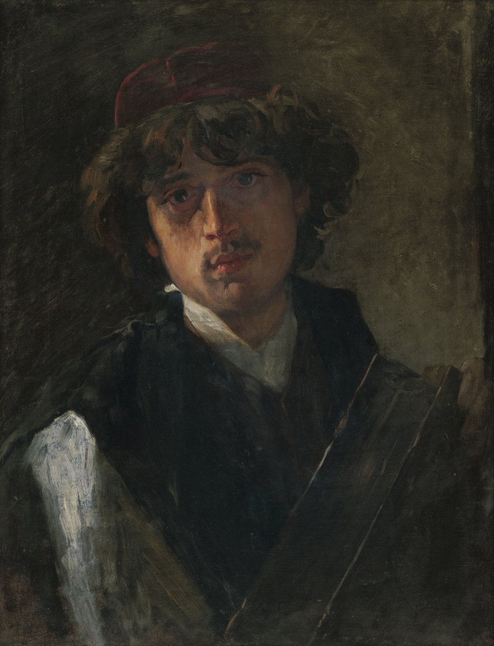 Ritratto di un giovane rabbino da Vaclav Brozik