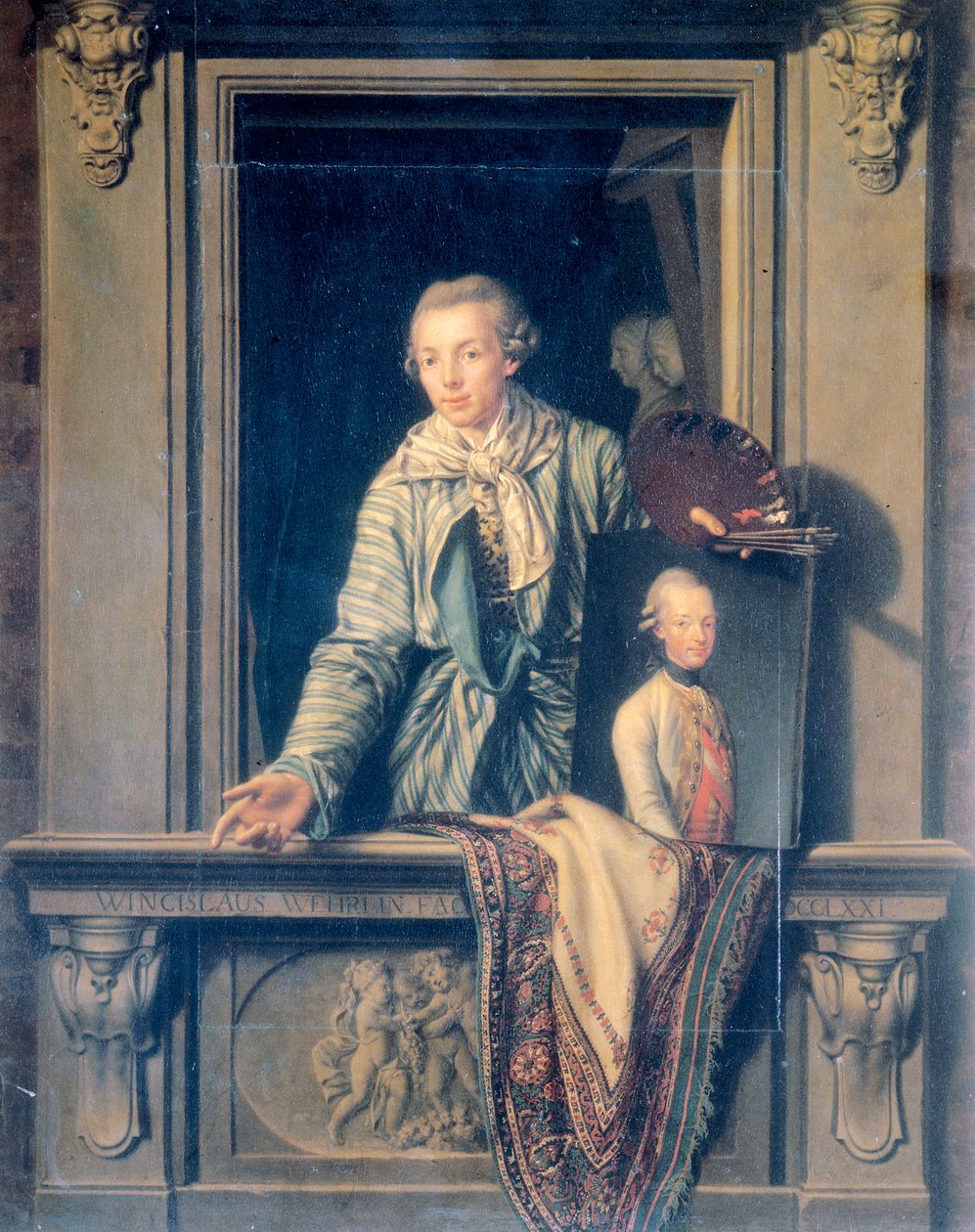 Autoritratto di Venceslao Wehrlin da Venceslao Verlin