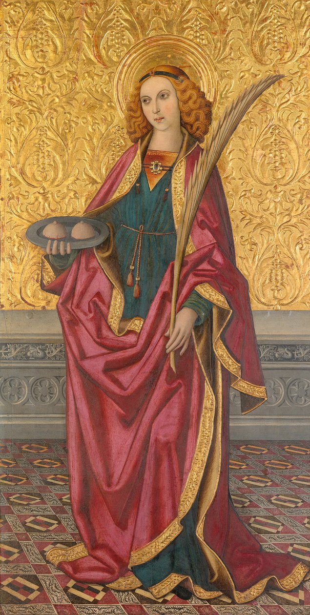 Santa Agata, circa 1500 da Vergós Workshop
