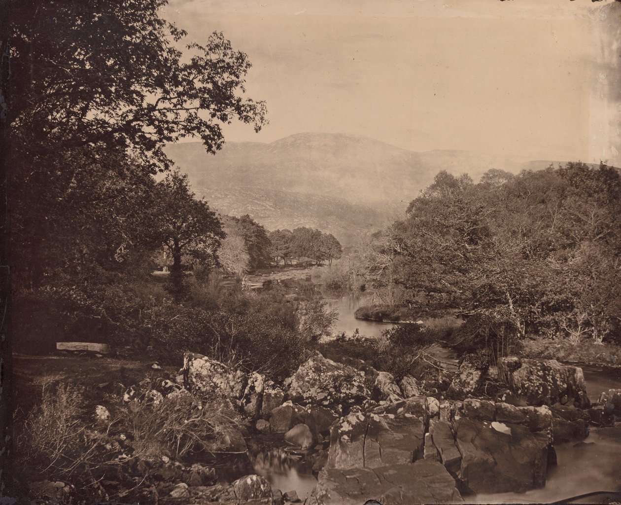 Vista dal prato, Dennicanniby, 1870s da Vernon Heath