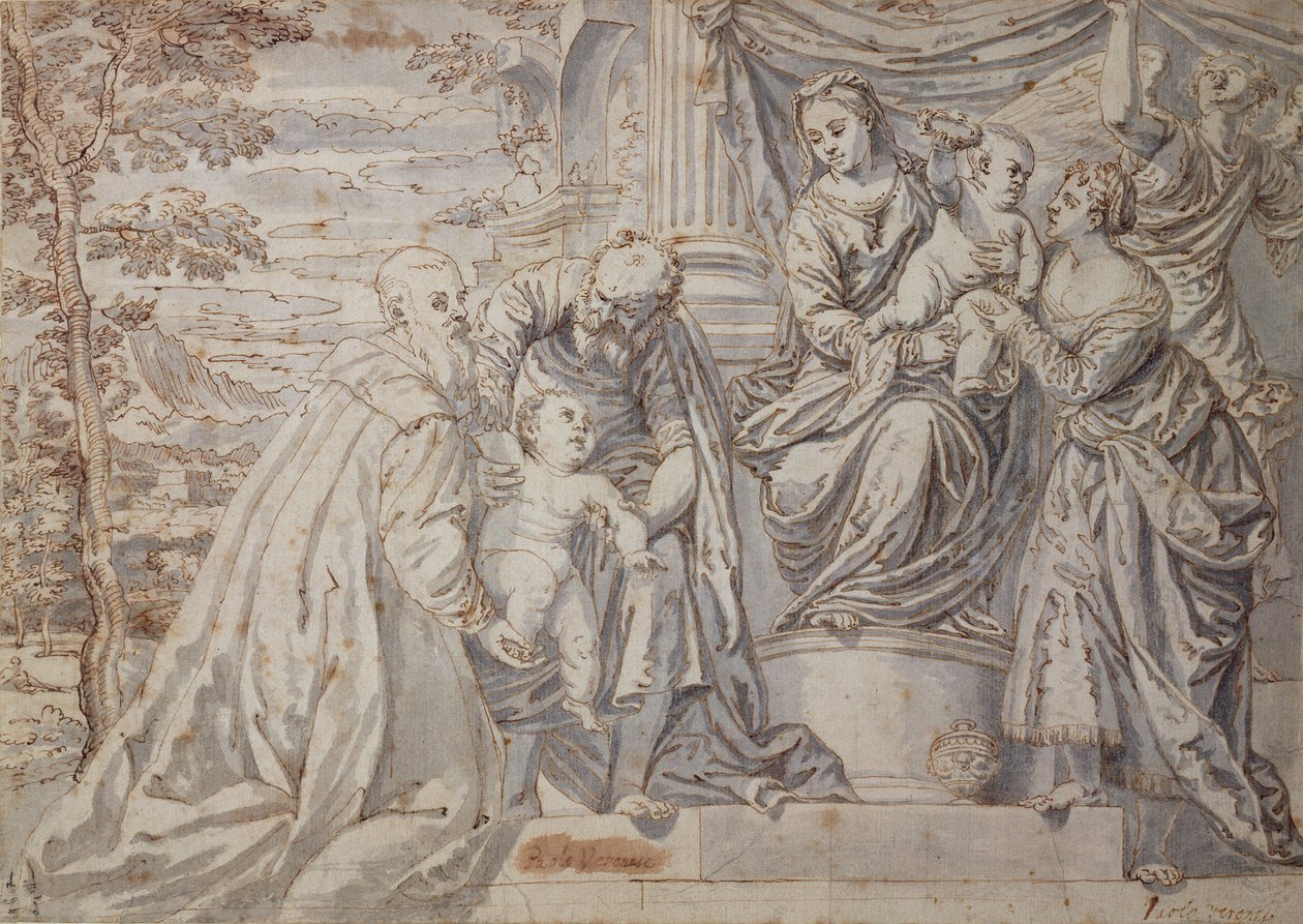 Figure su una terrazza da Paolo Veronese