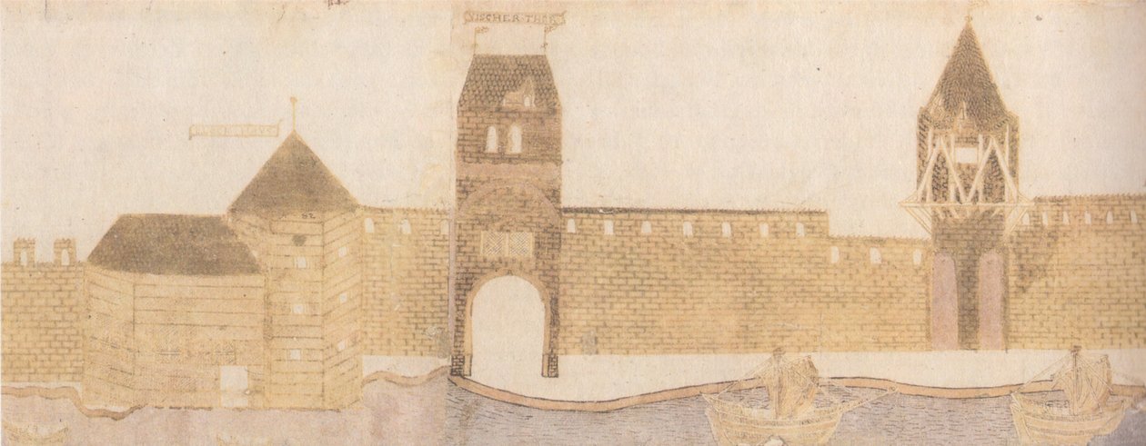 Rostock, Fischertor da Vicke Schorler