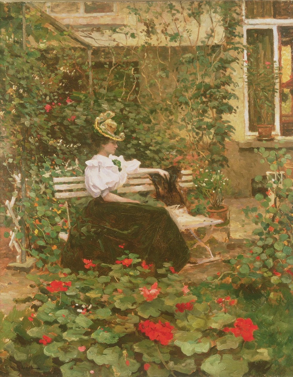 Fiori sulla terrazza da Victor Gilsoul