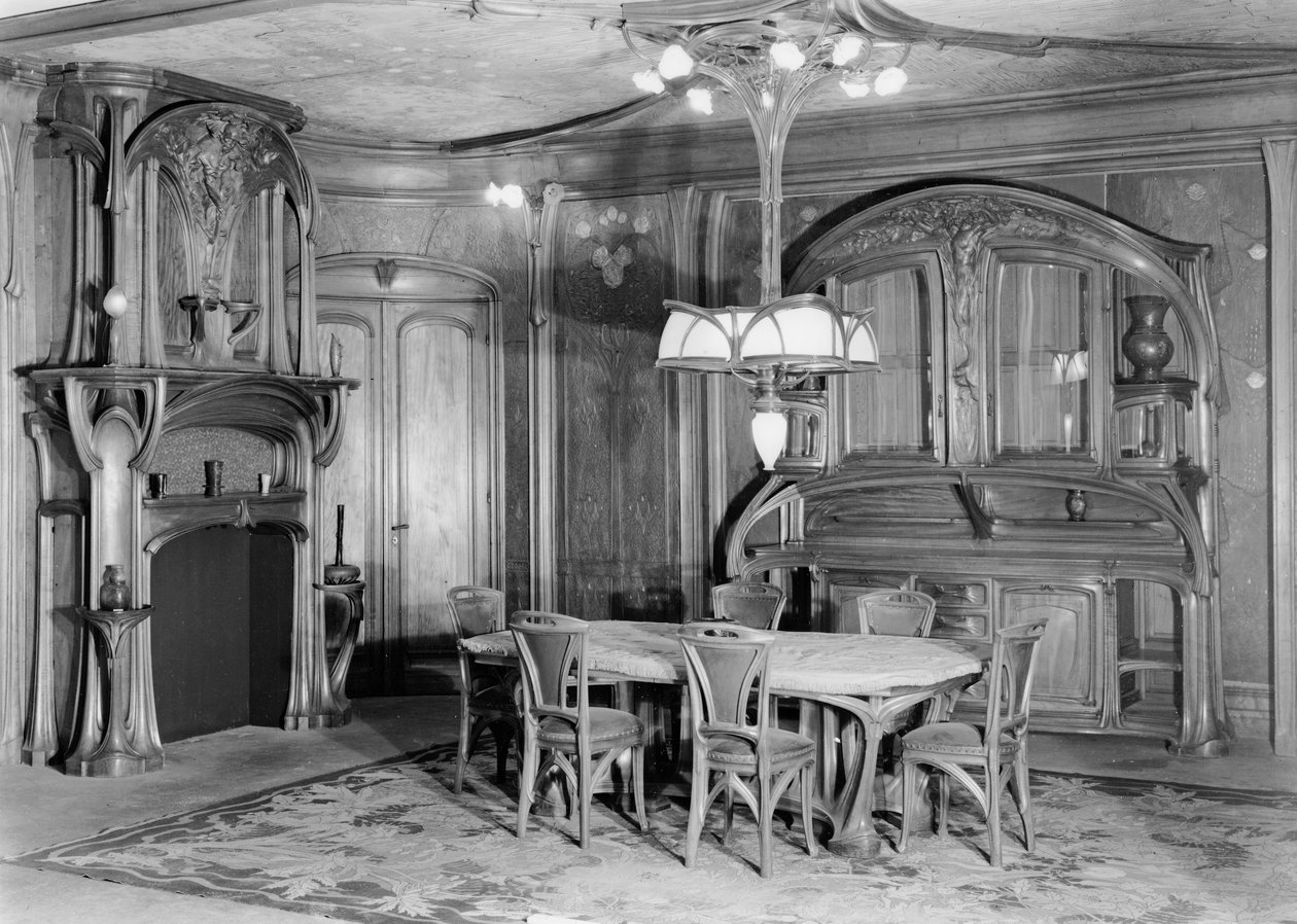 Sala da Pranzo Art Nouveau, 1903-06 da Eugene Vallin