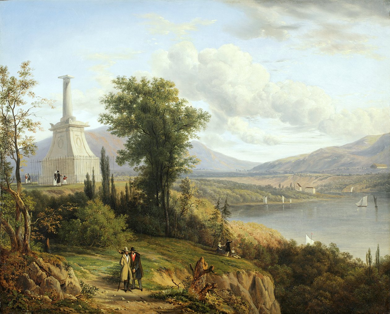 Monumento di Kosciuszko, West Point, 1845 da Victor de Grailly