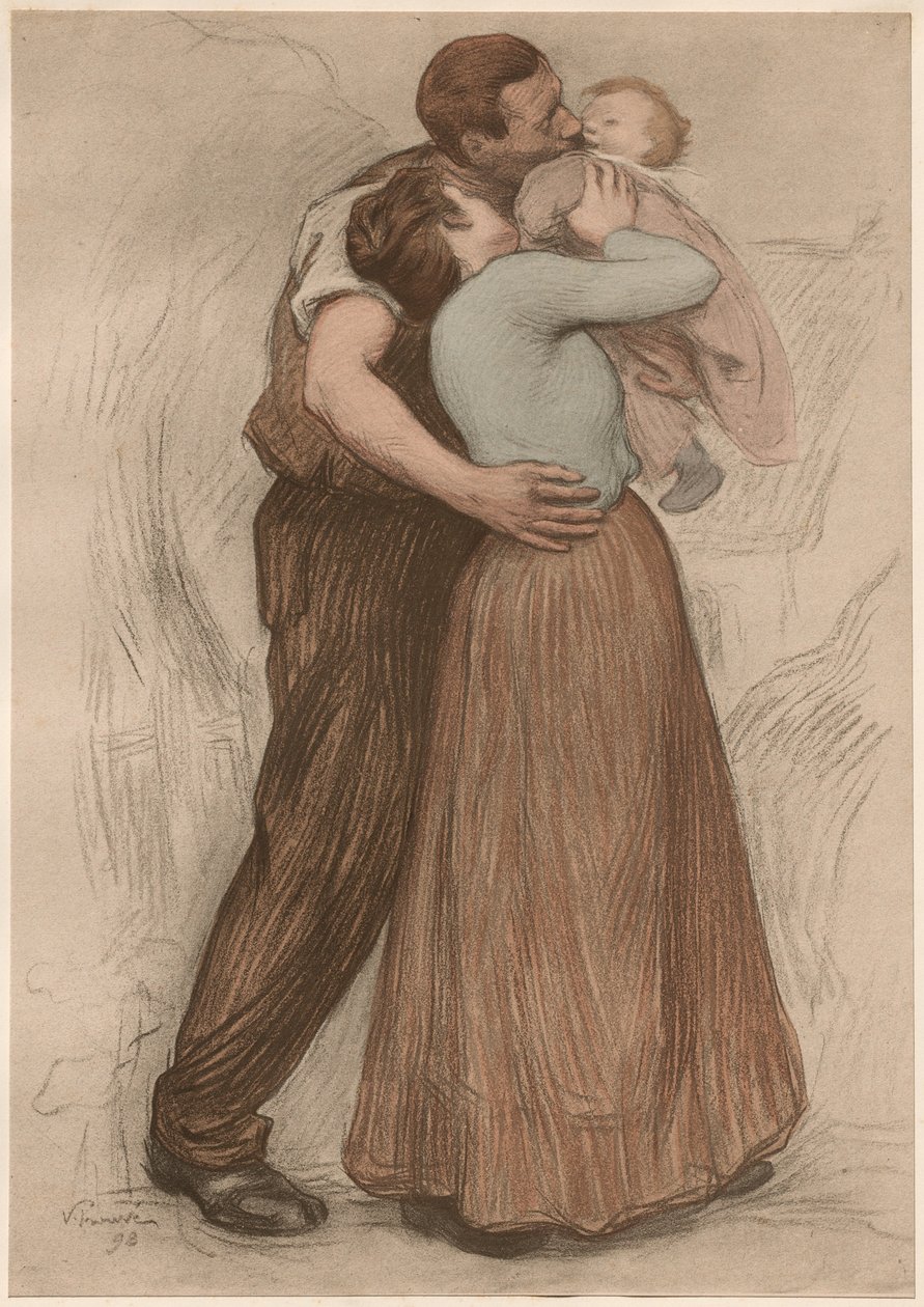 Il bacio da Victor Emile Prouve