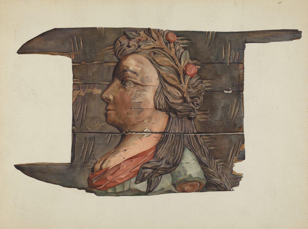 Intaglio in Legno, c. 1938 da Victor F. Muollo