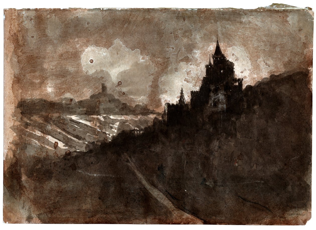 Valle del Reno, ca 1850 da Victor Hugo