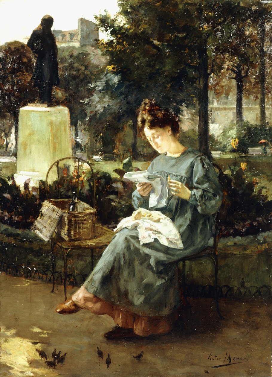 Pomeriggio nei giardini del Lussemburgo da Victor Marec