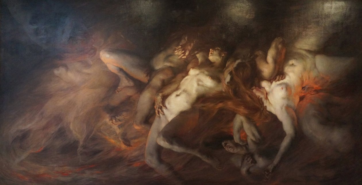Les Voluptueux, 1889 da Victor Prouvé