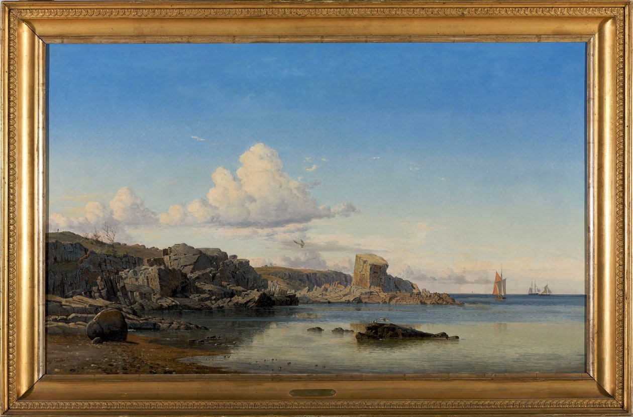Randcleven a Gudhjem sulla costa orientale di Bornholm da Viggo Fauerholdt