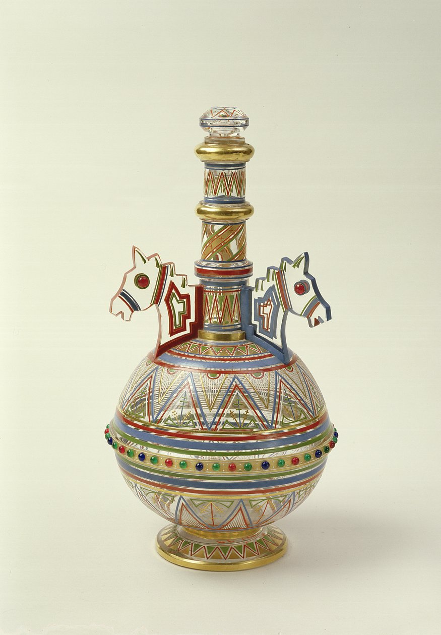 Decanter della Manifattura Imperiale del Vetro, c.1870-73 da Viktor Aleksandrovich Gartman
