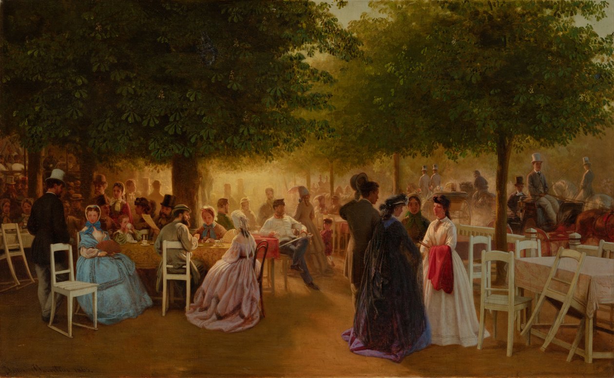 Giovedì a Stromovka, 1865 da Viktor Barvitius