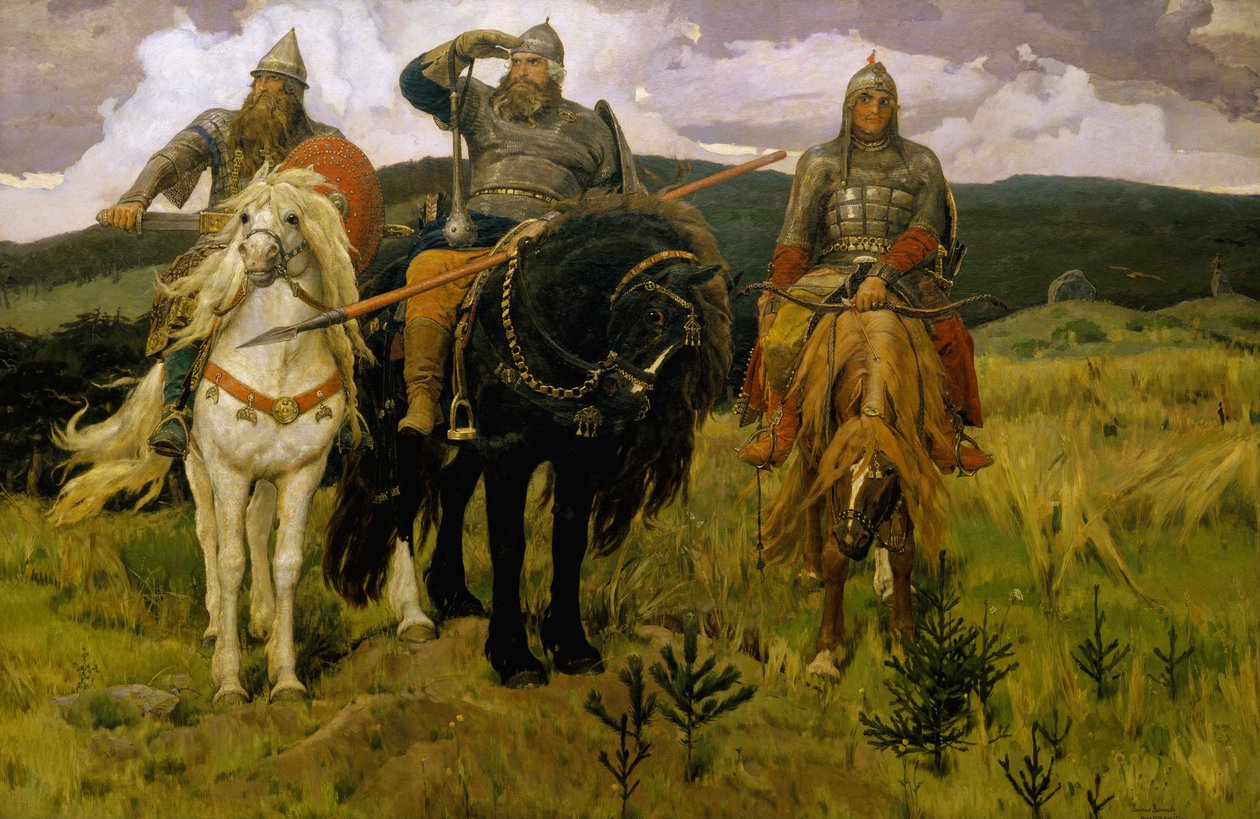 Eroi (Bogatyri) da Viktor Mikhaylovich Vasnetsov