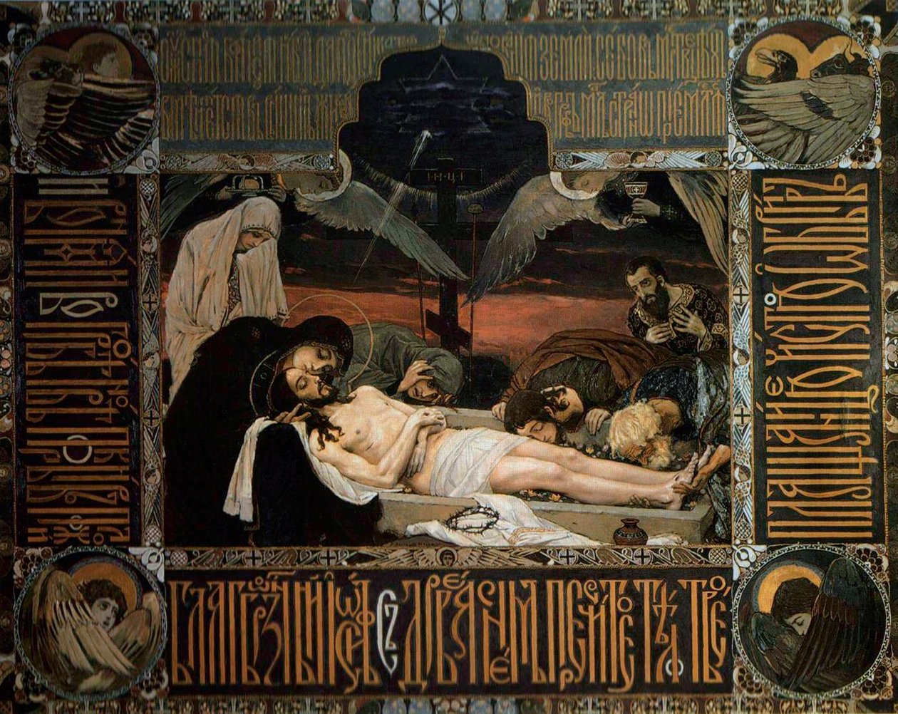 Il sudario della morte, 1896 da Viktor Mikhaylovich Vasnetsov