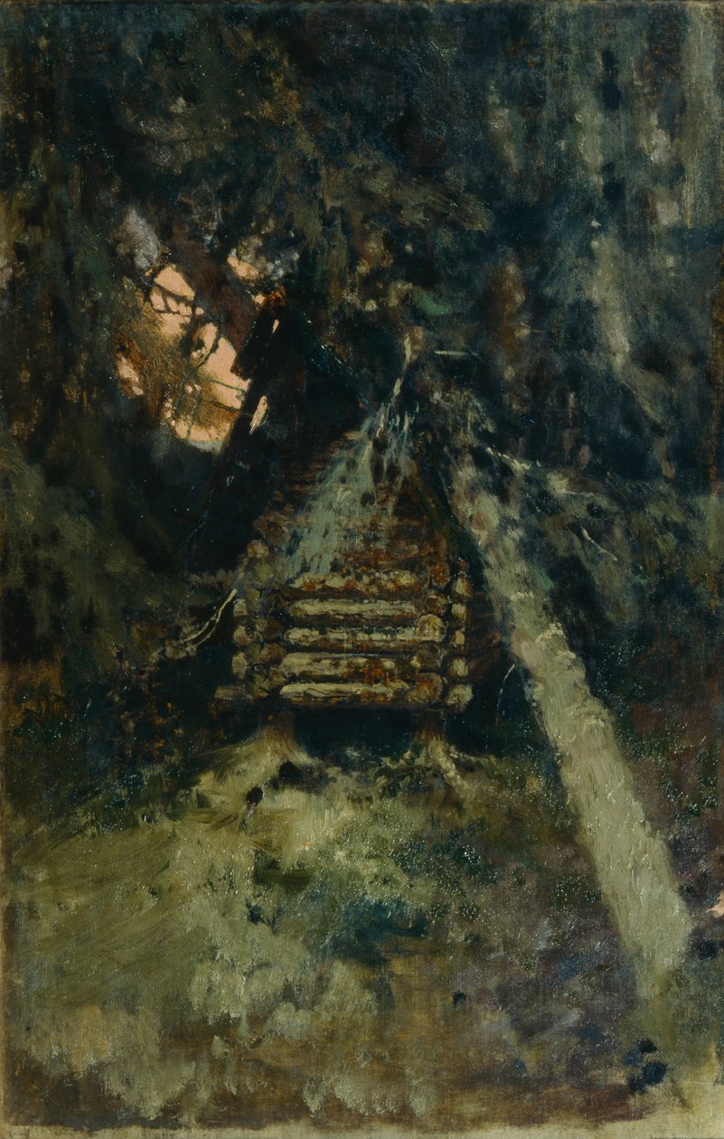 La capanna su zampe di gallina da Viktor Mikhaylovich Vasnetsov