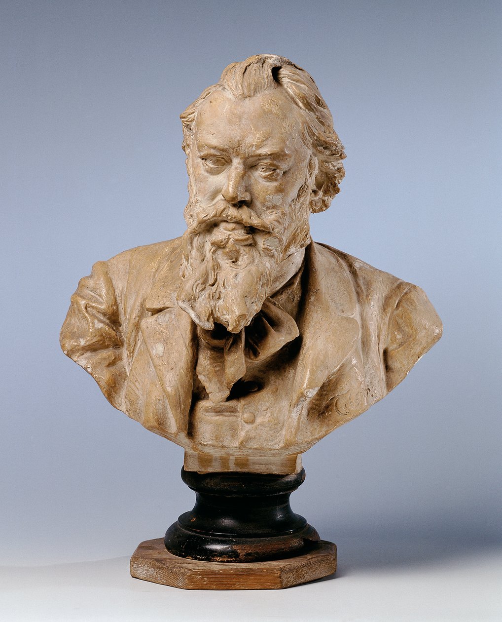 Il compositore Johannes Brahms da Viktor Oskar Tilgner