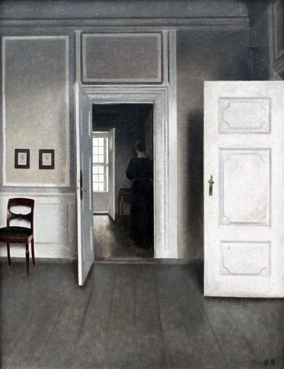 Interno Strandgade 30 da Vilhelm Hammershøi