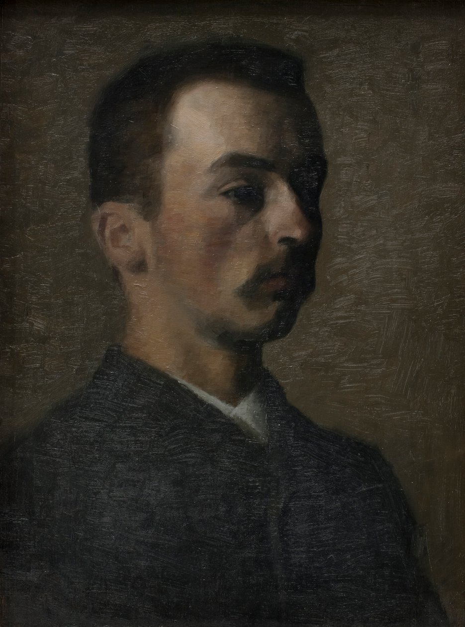 Autoritratto, 1890 da Vilhelm Hammershøi