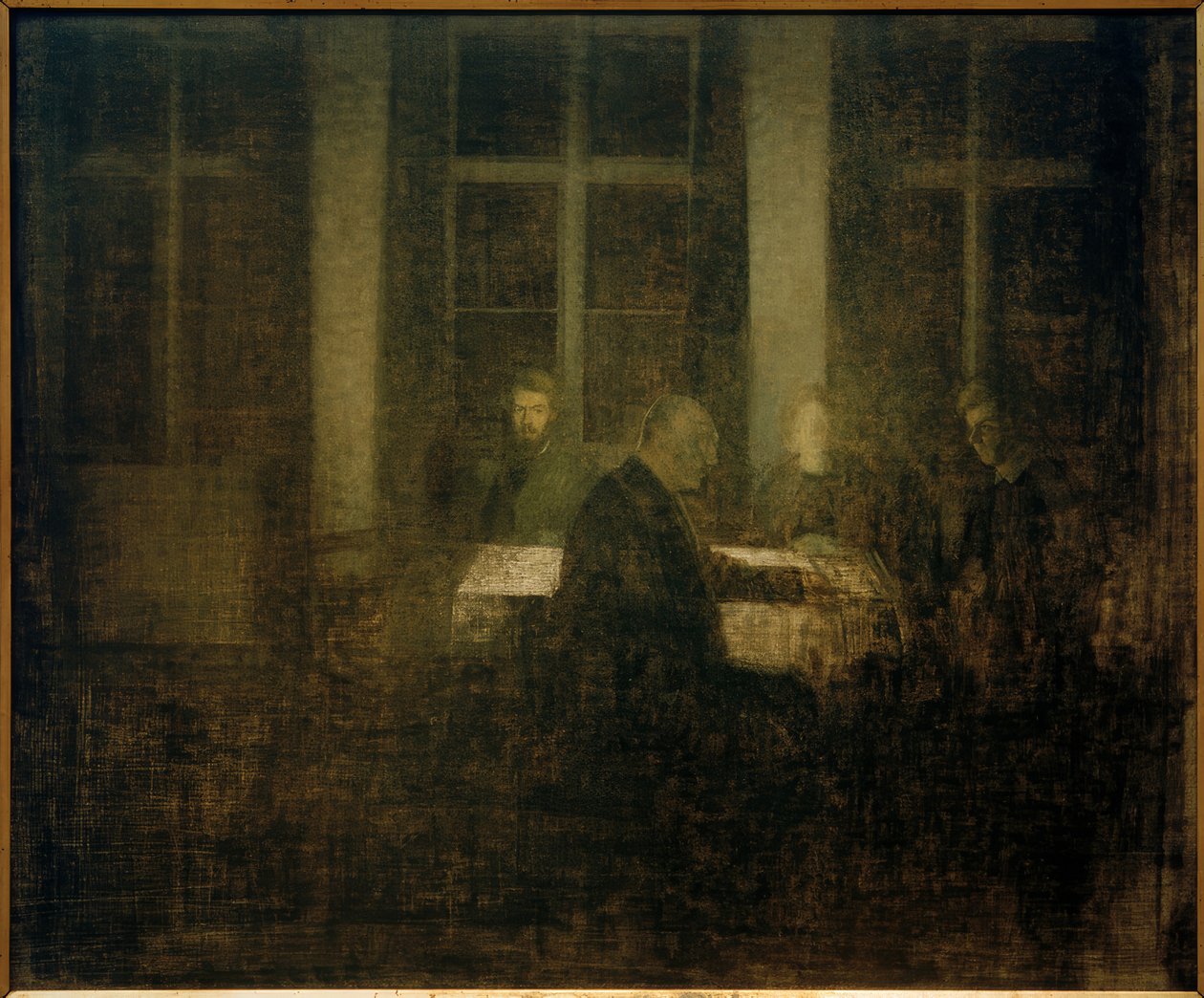Sera in camera da Vilhelm Hammershoi