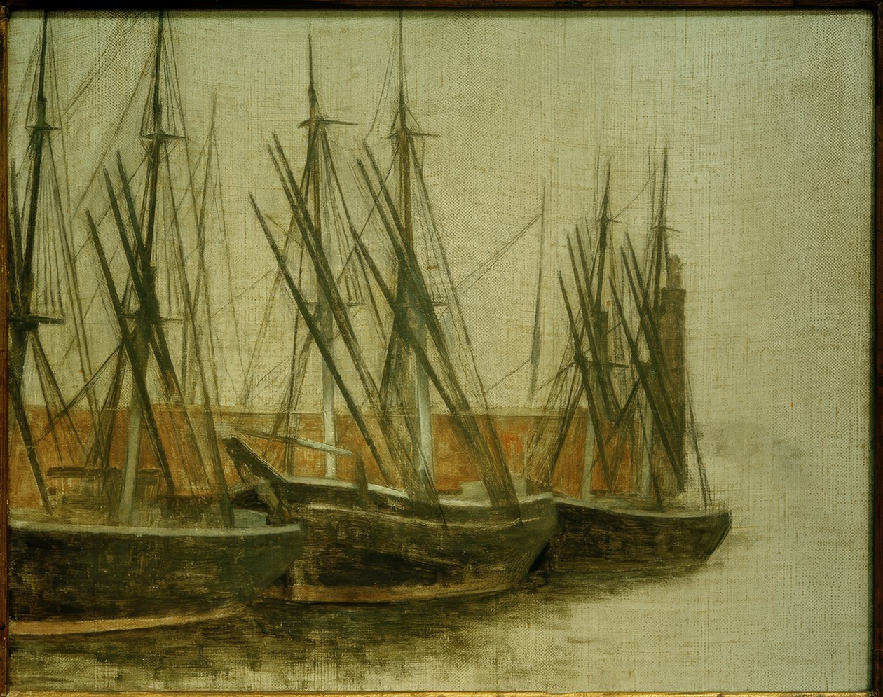 Canale di Christianshavn da Vilhelm Hammershoi