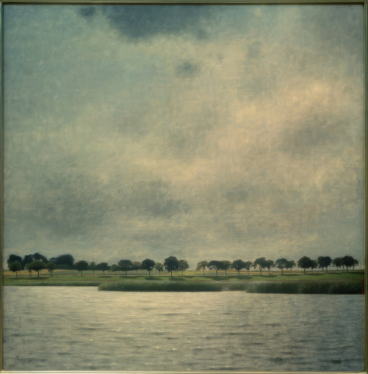 Lago di Gentofte da Vilhelm Hammershoi