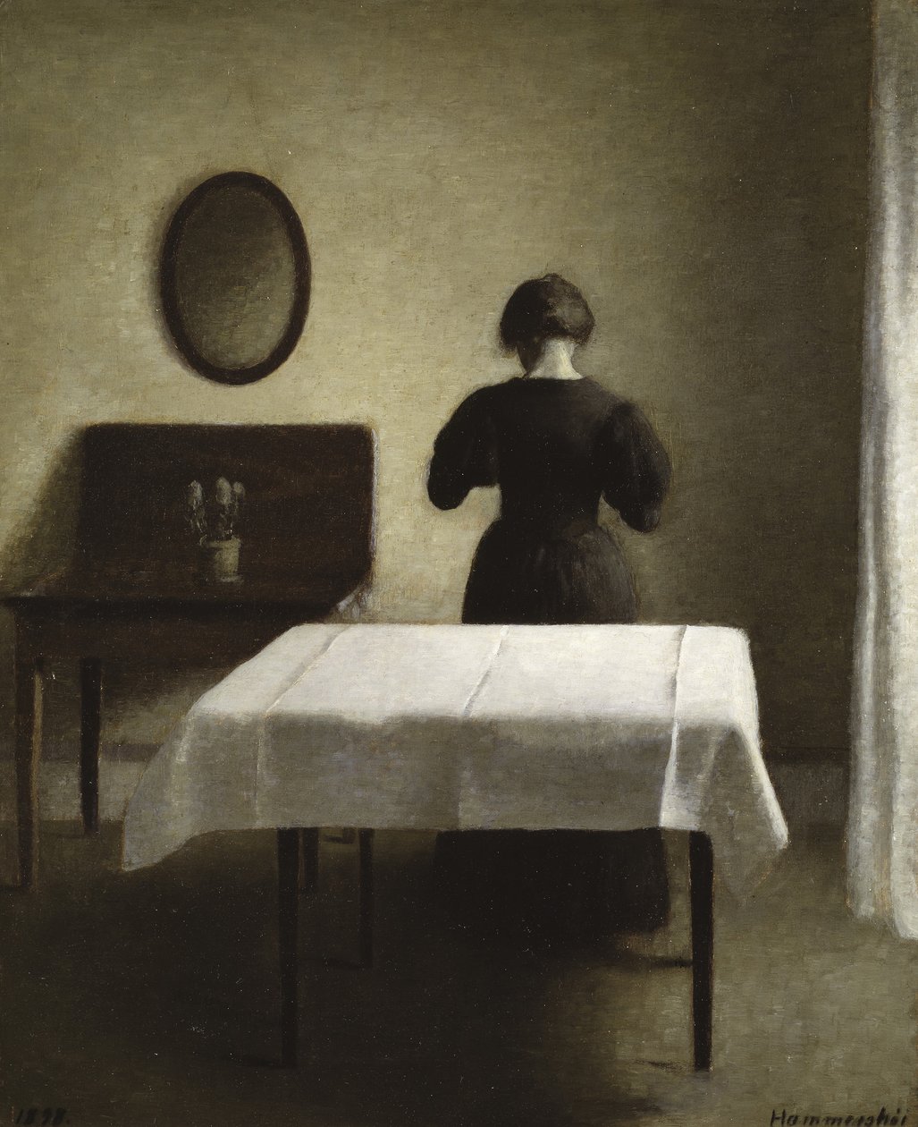 Interno, 1898 da Vilhelm Hammershoi