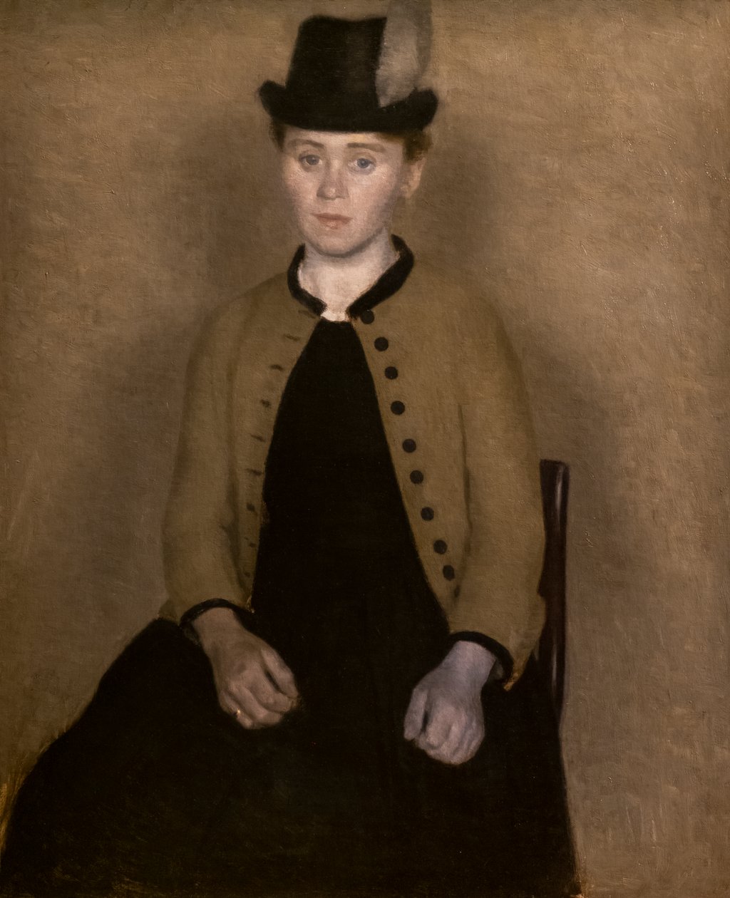 Ritratto di Ida Ilsted da Vilhelm Hammershoi