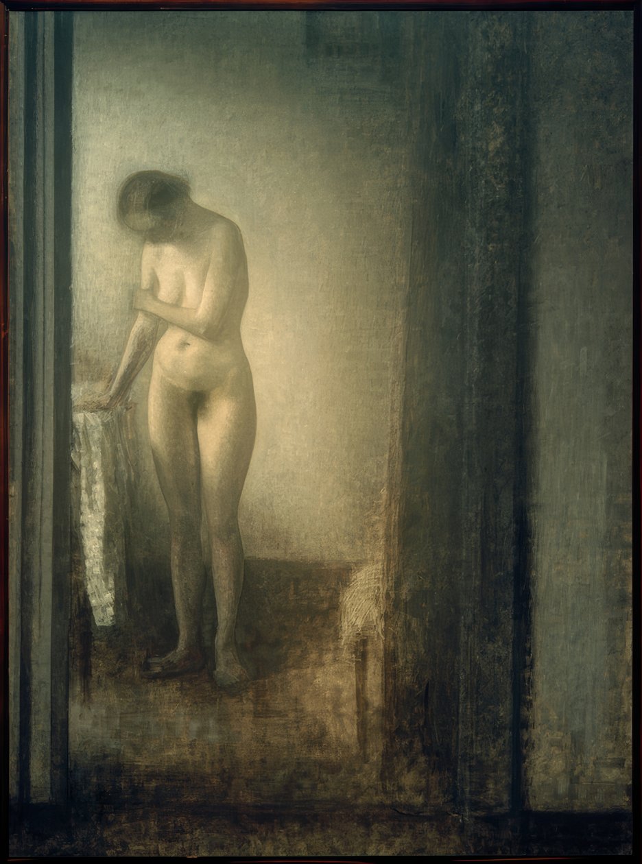 Nudo femminile, in piedi da Vilhelm Hammershoi