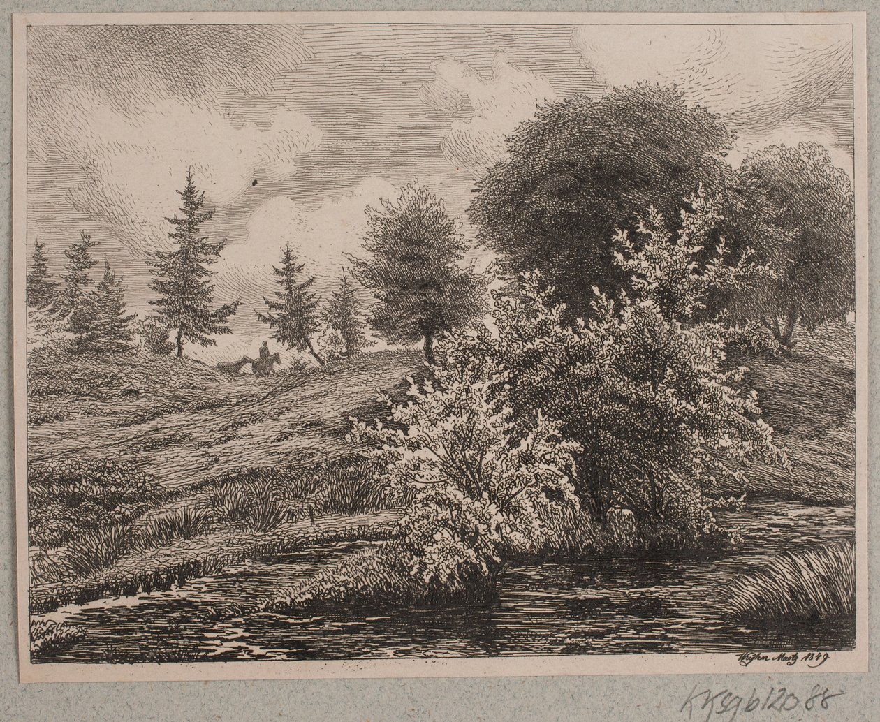 Colline vicino a una palude da Vilhelm Kyhn