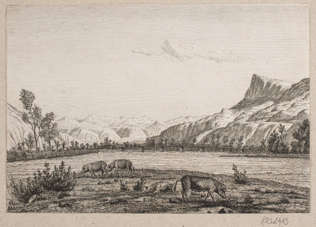 Regione montuosa in Tirolo da Vilhelm Kyhn