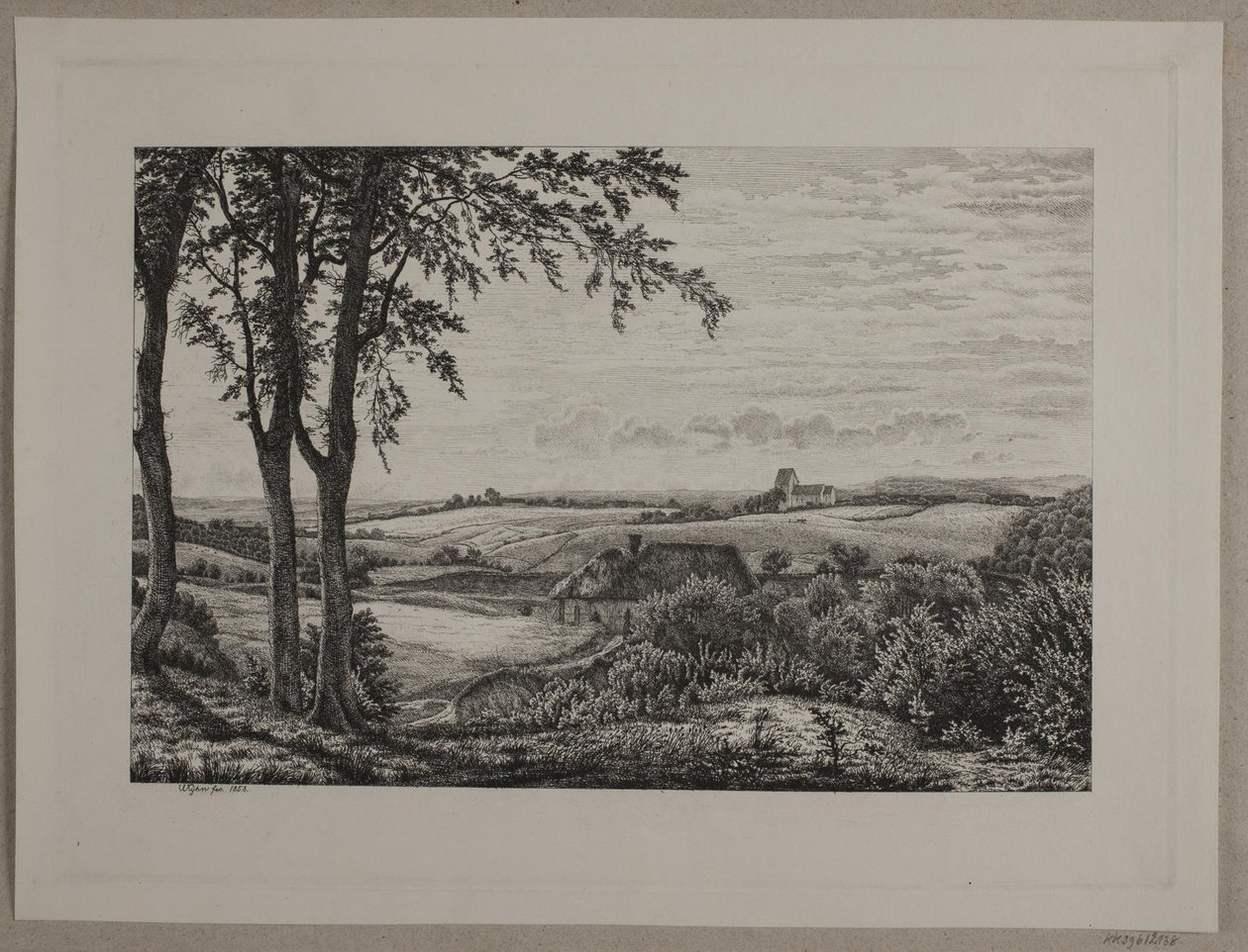 Paesaggio pomeridiano, Sjælland da Vilhelm Kyhn