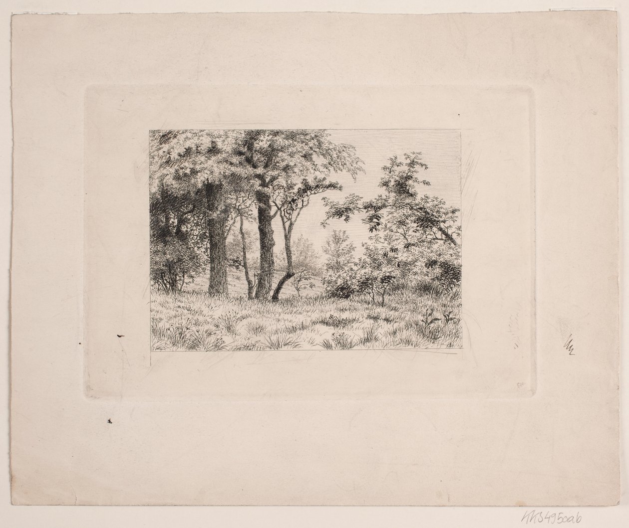 Querce ai margini di una foresta da Vilhelm Kyhn
